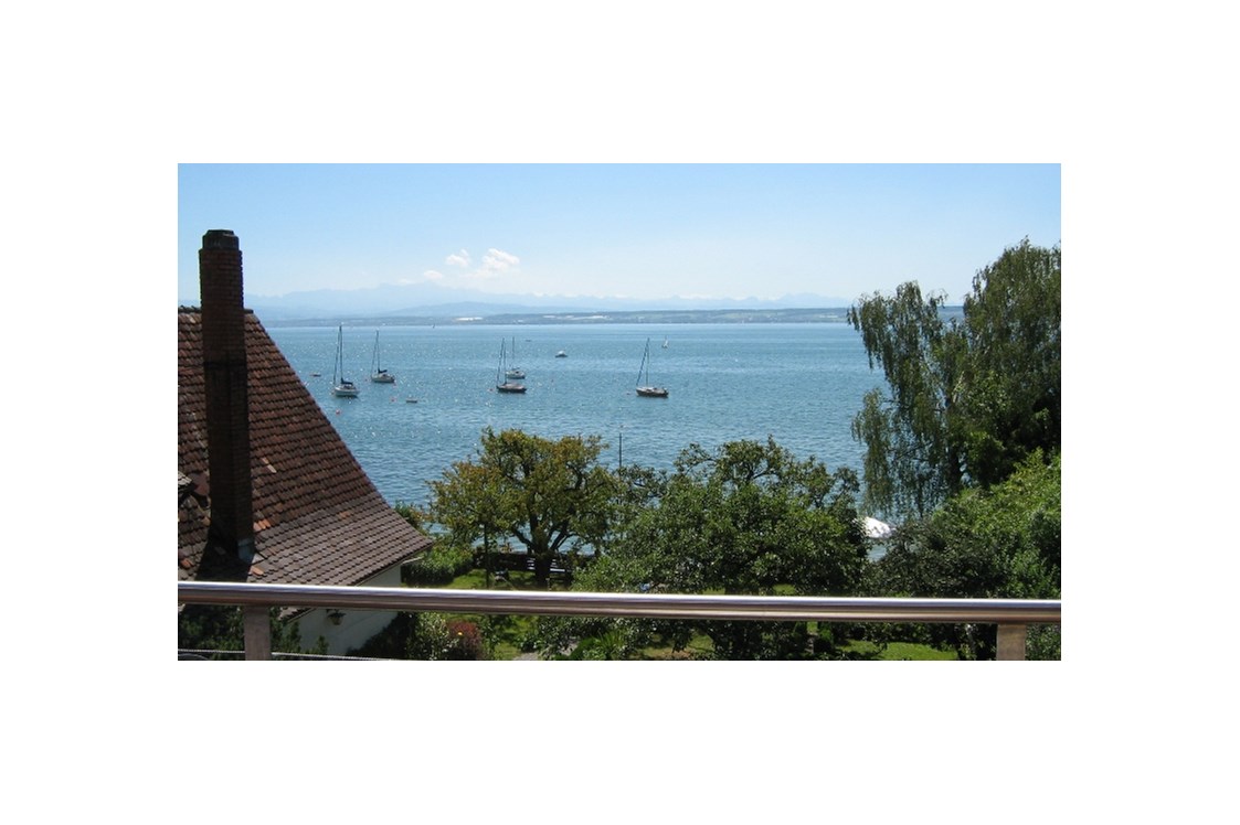 Urlaub am See: Blick vom Balkon - Panorama Hotel Sonnenstube