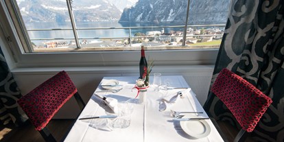 Hotels am See - Schweiz - Innenbereich Restaurant Saal - Panoramahotel-Restaurant Roggerli