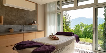 Hotels am See - Bettgrößen: King Size Bett - Region Tegernsee - Treatment-Raum für Spabehandlungen - Hotel DAS TEGERNSEE