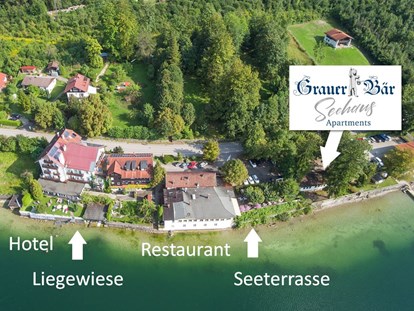 Hotels am See - Bayern - Seehotel Grauer Bär - Übersicht - Seehaus Apartments am Kochelsee