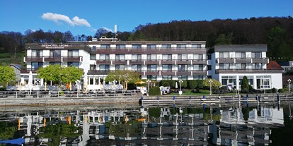 Hotels am See - Garten mit Seezugang - Starnberger See - Seehotel Leoni