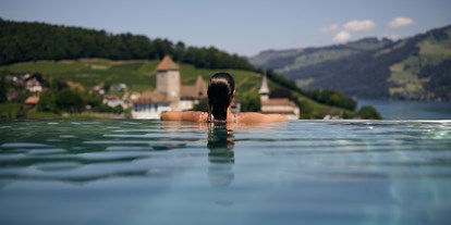 Hotels am See - Schweiz - Infinitypool - Strandhotel Belvedere