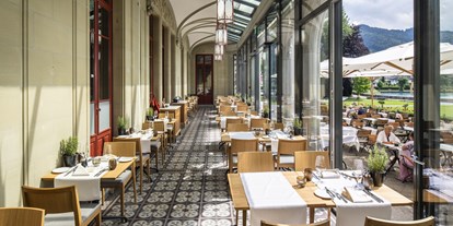 Hotels am See - Schweiz - Veranda - Schloss Schadau Hotel - Restaurant