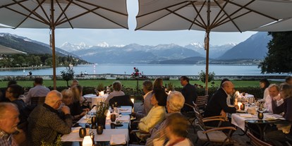 Hotels am See - Schweiz - Gartenterrasse  - Schloss Schadau Hotel - Restaurant