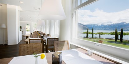 Hotels am See - Schweiz - Restaurant mit Seeblick - Parkhotel Gunten