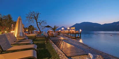 Hotels am See - Italien - Privater Hotelstrand.  - Belfiore Park Hotel